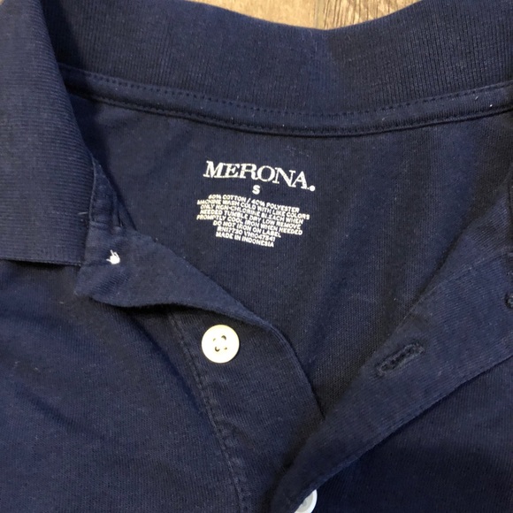 Basic navy polo - Picture 3 of 3